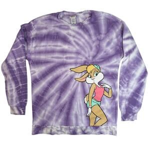 Looney Tunes Lola Bunny Tie-Dye Crewneck Sweatshirt Medium